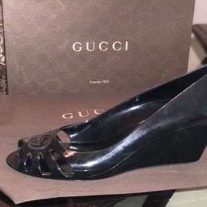 Gucci Marola jelly wedge
